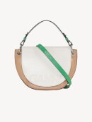 Ganni - Colorblock banner saddle taske