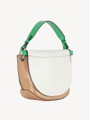 Ganni - Colorblock banner saddle taske