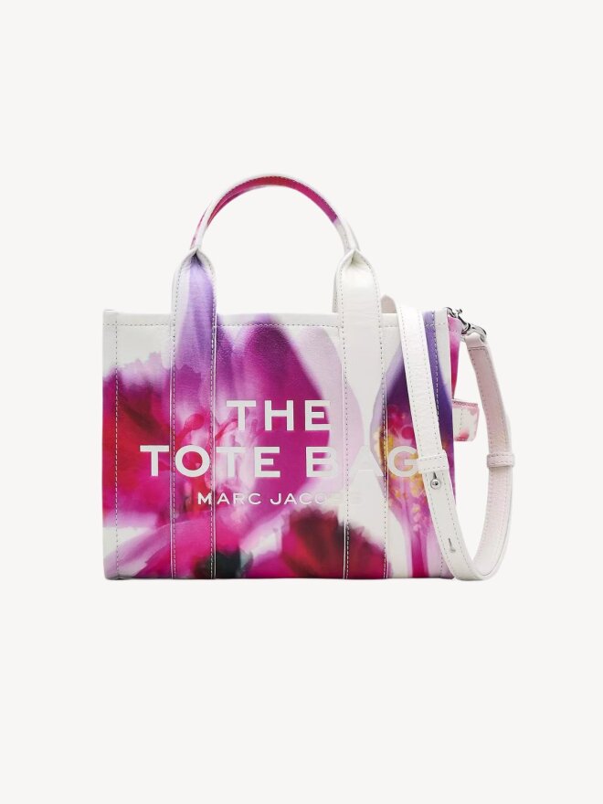 Marc Jacobs - THE FUTURE FLORAL LEATHER SMALL TOTE BAG