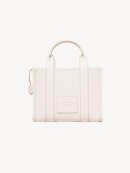 Marc Jacobs - THE LEATHER TOTE BAG SMALL COTTON/SILVER