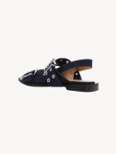 Ganni - BUCKLE BALLERINA DENIM