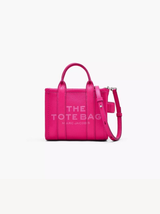 Marc Jacobs - THE LEATHER CROSSBODY MINI TOTE BAG PINK