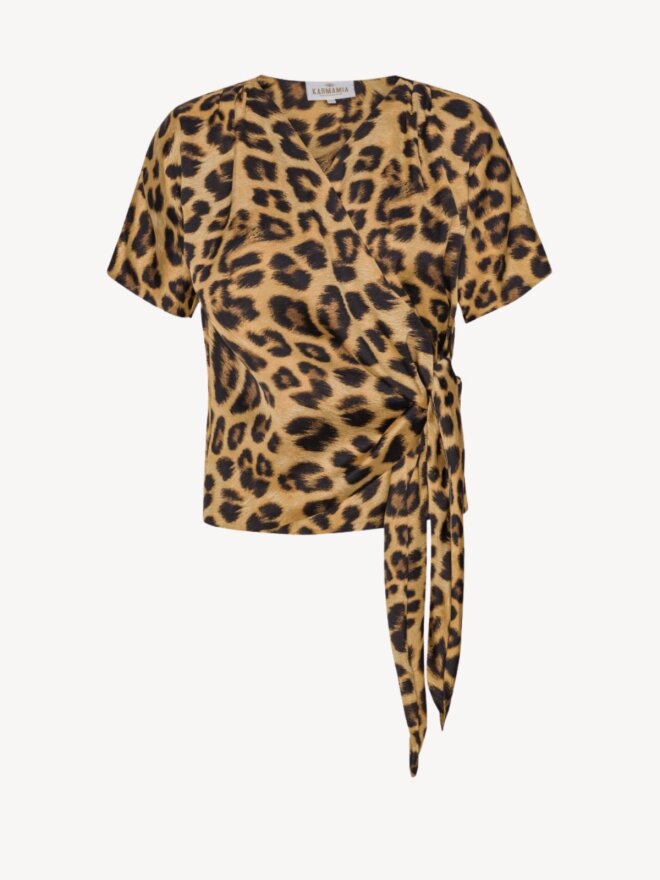 Karmamia - DAGMAR BLUSE LEOPARD