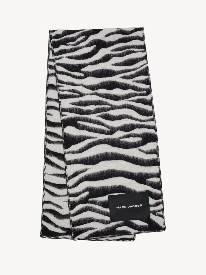 Marc Jacobs - THE ZEBRA BRUSHED SCARF