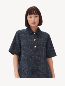 Ganni - DARK BLUE DENIM DRESS