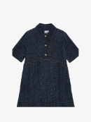 Ganni - DARK BLUE DENIM DRESS