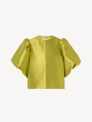 By Malina - CLEO POUF BLOUSE LIME