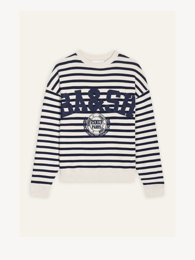 BA&SH - BENJAMIN SWEATSHIRT NAVY