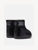 MOON BOOT - ICON LOW GLANCE BOOTS BLACK SATIN 