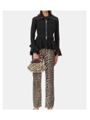 Ganni - LEOPARD FOILE JEANS