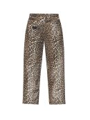 Ganni - LEOPARD FOILE JEANS