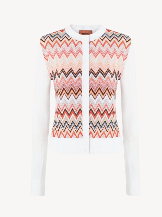 Missoni - VISCOSE-BLEND CARDIGAN MED CHEVRON 