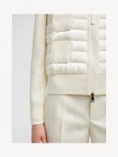 Moncler - PADDED WOOL ZIP-UP CARDIGAN OFFWHITE