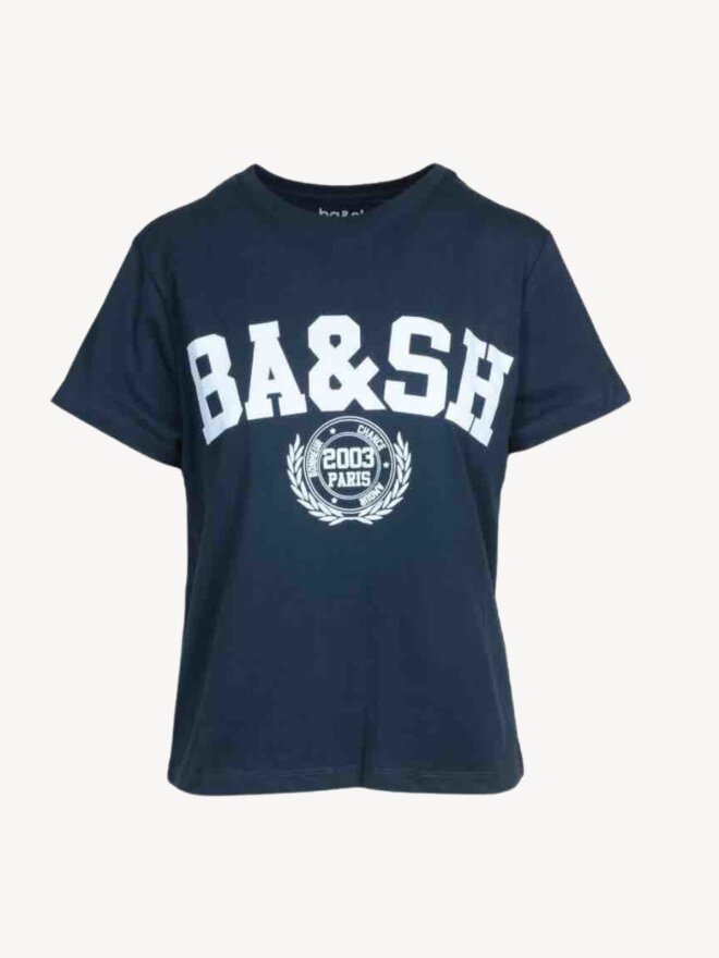 BA&SH - IONI T-SHIRT NAVY