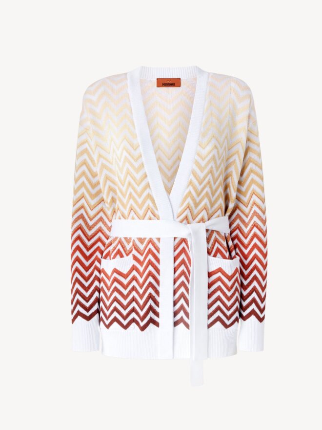 Missoni - CARDIGAN MED CHEVRONMØNSTER 